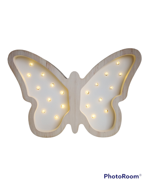 Butterfly Wooden Lamp