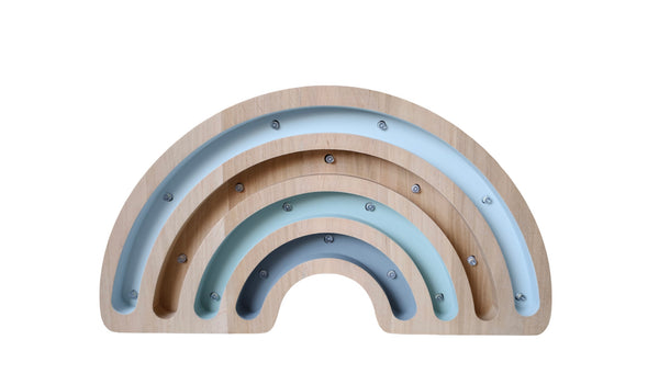 Wooden Lamp -Medium- Grey