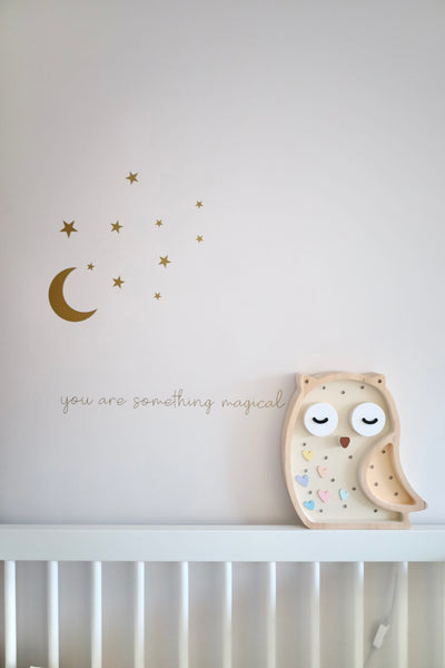 Owl Wooden Lamp