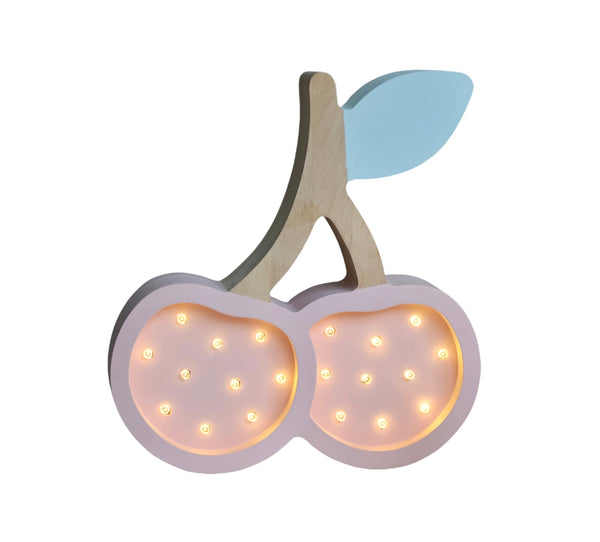 Cherries Wooden Lamp