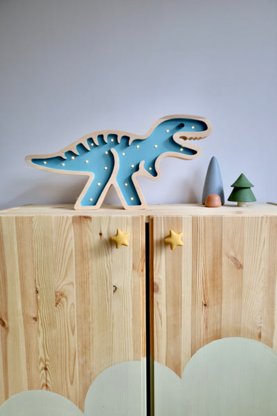 T-Rex Wooden Lamp
