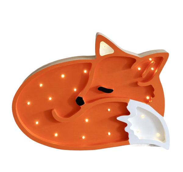 Fox Wooden Lamp