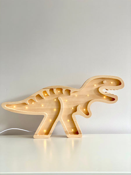 T-Rex Wooden Lamp