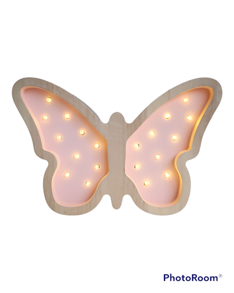 Butterfly Wooden Lamp