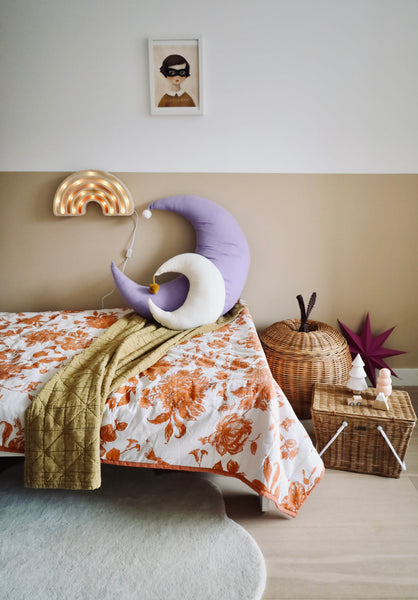 Rainbow Wooden Lamp -Large - Sunset