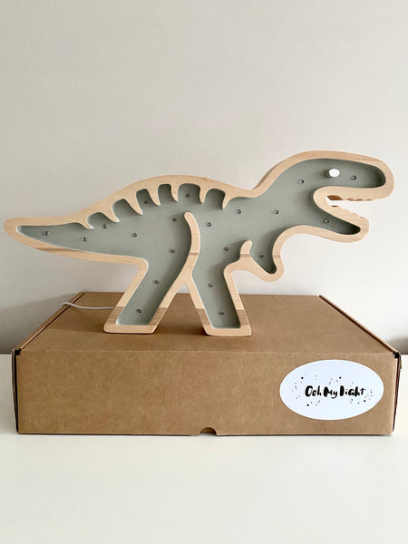 T-Rex Wooden Lamp
