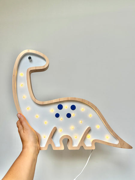 Diplodocus Wooden Lamp