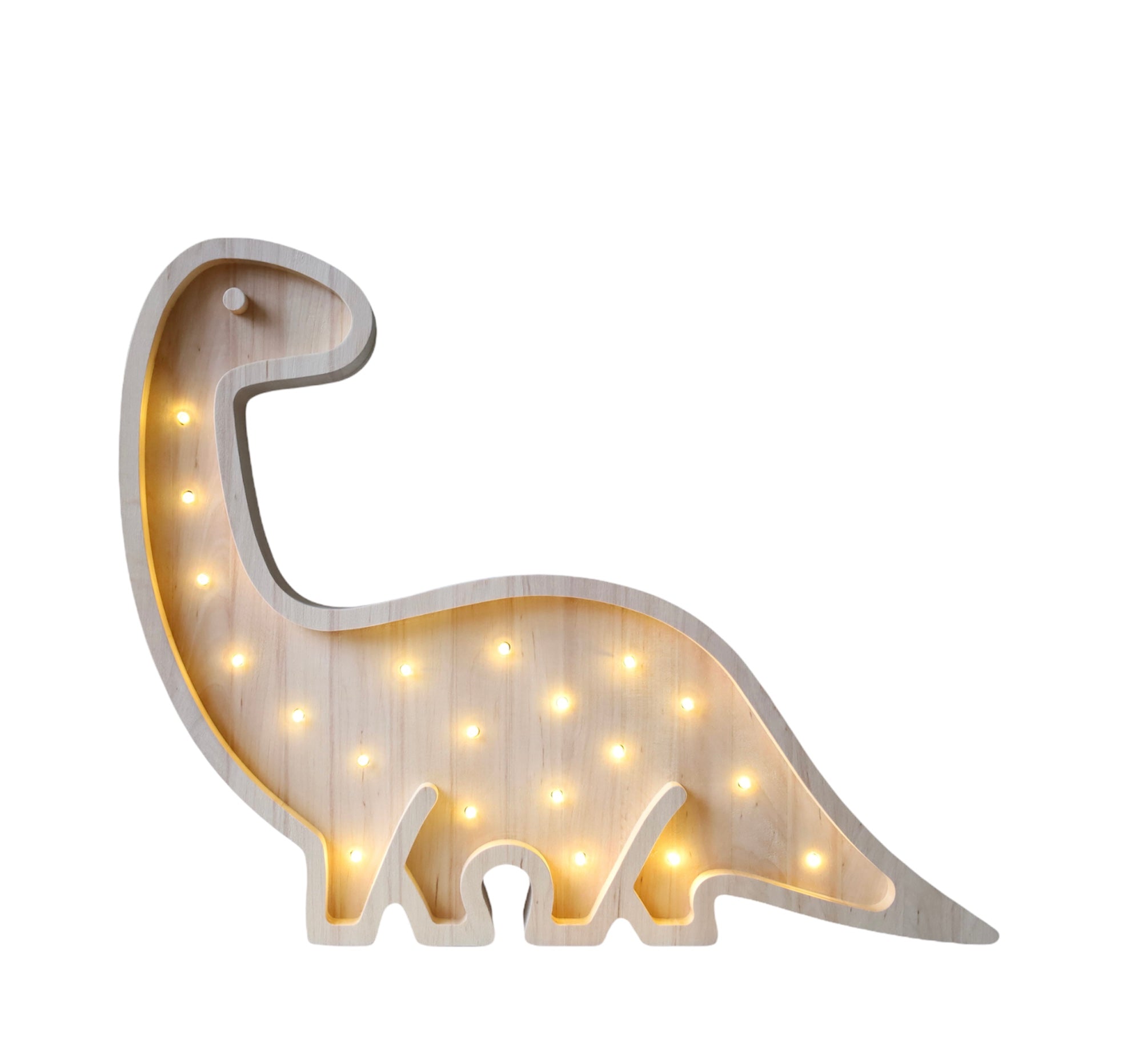 Diplodocus Wooden Lamp