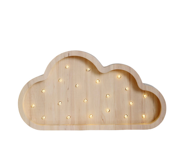 Cloud Wooden Lamp